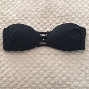 Victoria’s Secret Black Bandeau Bikini Top!